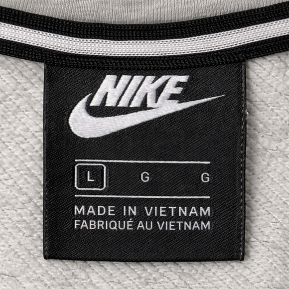 Nike Gray Full Zip Hoodie Womens Large Fleece Athleisure Jacket - Picture 4 of 7